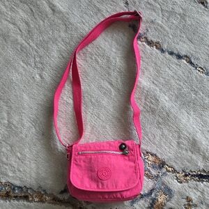 Kipling Sabian Pink Crossbody Small Bag Lightweight Purse 